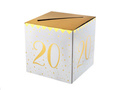 Pudełko na koperty z życzeniami, prezentami na 20-stkę - 1 szt.
