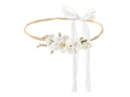 Garland with flowers white - 1 piece.