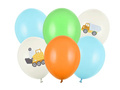 Set of latex balloons Construction - 30 cm - 6 pcs.