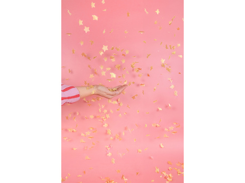 Tuba szampan złota strzelająca złotymi gwiazdkami - 20 cm - 1 szt.