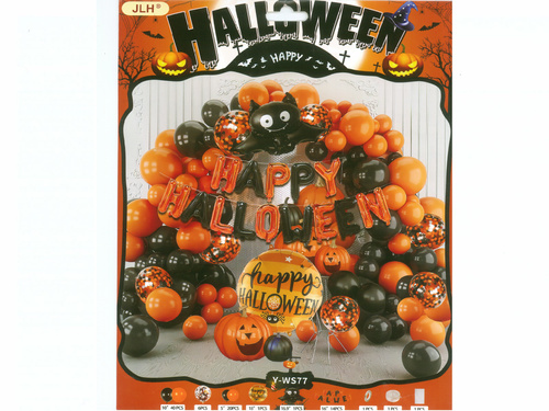 Zestaw balonów do girlandy balonowej na Halloween -  szt.