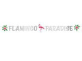 Hawajski baner Flamingo Paradise - 135 cm - 1 szt.