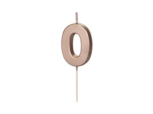 Rose Gold Candle no 0 - 1 pc