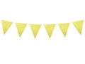 Gold flag banner - 180 cm - 1 pc.