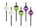 Halloween Monster Straws - 6 pcs.