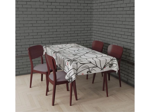 Spider Web Tablecover 135x270 cm - 1 pc