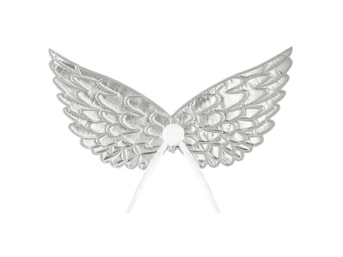 Silver Angel Wings - 23 x 45 cm
