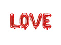 Red LOVE foil balloon 140 x 35cm