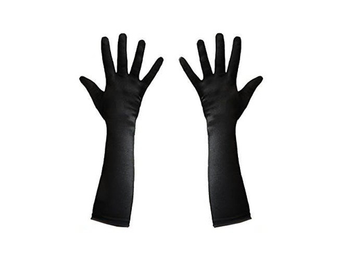 Pair of black gloves - 45 cm