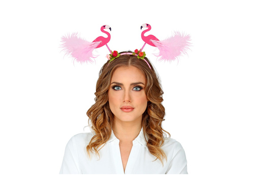 Opaska na głowę flamingi
