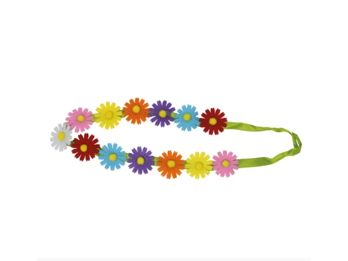 Multicolored Flowers Headband