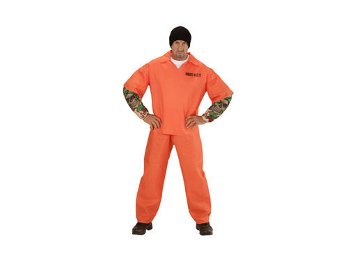 Strój wytatuowanego więźnia