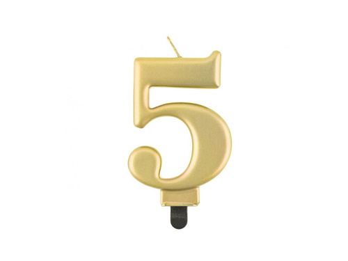 Gold Candle no 5 - 1 pc