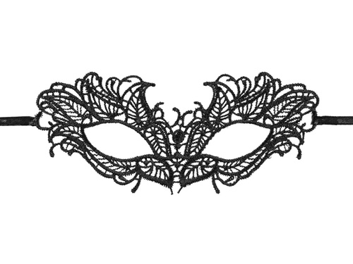 Black lace eyemask