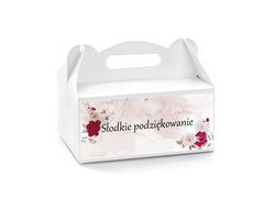 Wedding cake box, 6 pcs