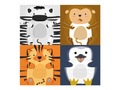 Serwetki urodzinowe Zwierzątka ZOO - 33 cm - 20 szt.
