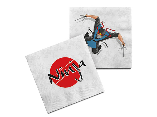 Ninja Lunch Napkins - 33 cm - 20 pcs