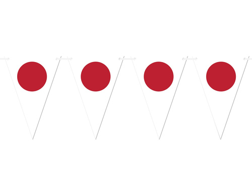 Japan Flag Hanging Banner - 5m