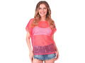 Fishnet shirt neon pink