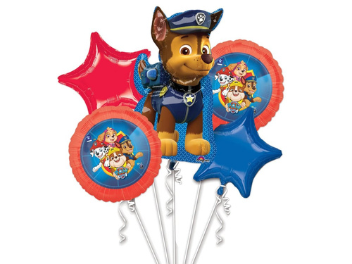 Bouquet of Psi Patrol foil balloons - 1 kpl.