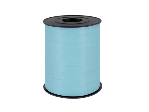 Decorative ribbon for balloons - pastel - blue - 225m