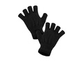 Czarne rękawiczki bez palców
