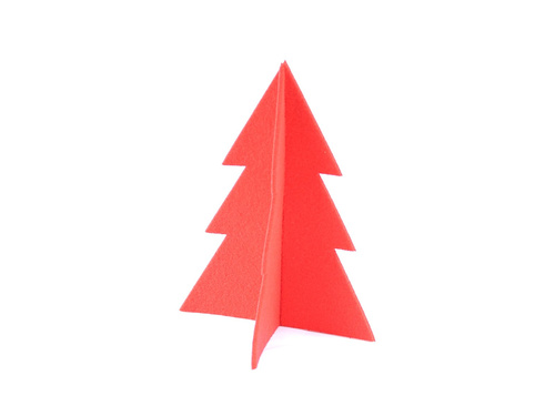 Choinka z filcu na Boże Narodzenie - 22 cm