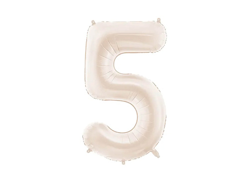Number 5 Foil Balloon - 86 cm - 1 pc