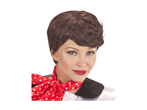 Peruka z lat 50. z apaszką