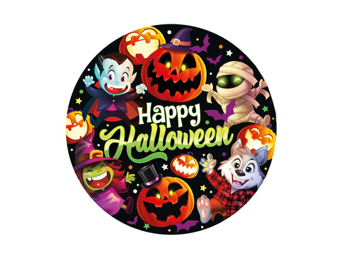 Halloween Paper Plates - 23 cm - 6 pc