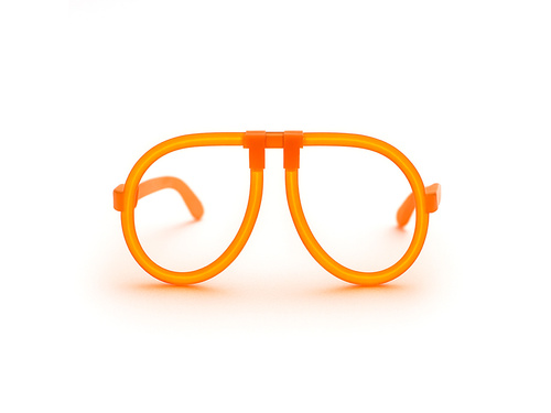 Świecące okulary fluorescencyjne - światło chemiczne - mix kolorów - 1 szt.