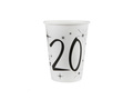 Cups for twentieth birthday 20s - 10 pcs.