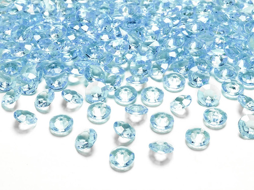 Diamond confetti - turquoise - 12 mm - 100 pcs.