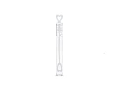 Soap bubbles - heart - white - 48 pcs.