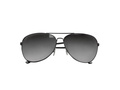 Pilot glasses with smoke lenses - 1 pc