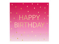 Happy Birthday napkins - 33 cm - 20 pcs.