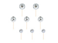 Pikery Silver Disco - 8 szt.