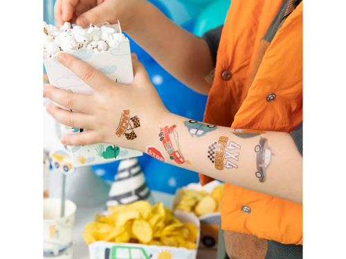 Auta washable tattoos - 17 pcs.