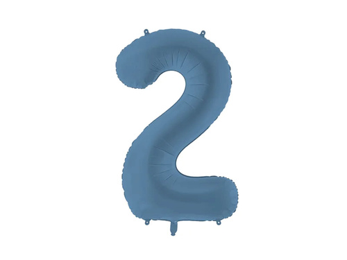 Number 2 Foil Balloon - 86 cm - 1 pc