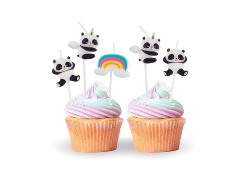 Pikery candles Dreamy Panda - 5 pcs.