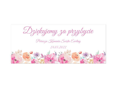 Naklejki personalizowane na pudełka na ciasto - 8 szt.