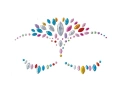 Colours adhesive face jewellery