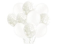 Zestaw balonów lateksowych białych - 30 cm - 20 szt.