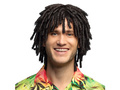 Rasta wig - 1 pc