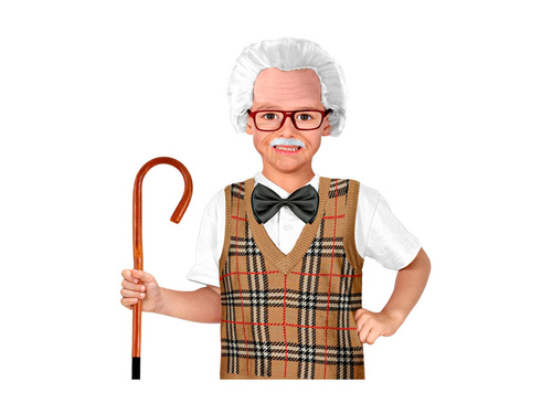 Nakrycie głowy Dziadka z wąsami i okularami