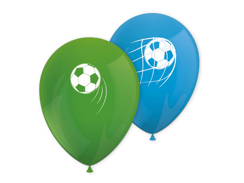 Soccer latex balloons - 8 pcs.