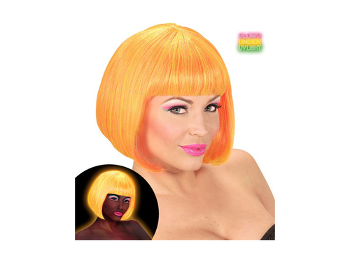 Peruka Valentina neonowy pomarańcz i żółty – miks