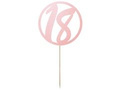 Paper topper for 18th birthday cake - 1 pc.