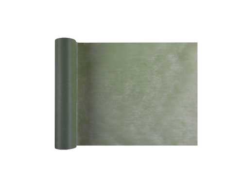 Decoration non-woven table runner - olive - 30 cm x 10 m - 1 pcs.