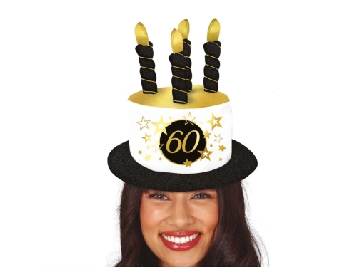 60th Birthday hat - 1 pc